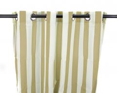 54" x 84" Linen Stripe Curtain Panel