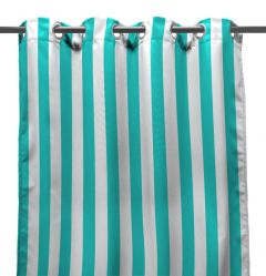 54" x 84" Ocean Stripe Curtain Panel