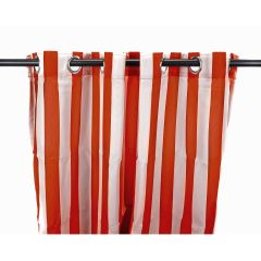 54" x 96" Rust Stripe Curtain Panel