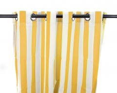 54" x 96" Canary Stripe Curtain Panel