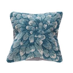 Liora Manne Frontporch Mum Indoor/ Outdoor Pillow Aqua