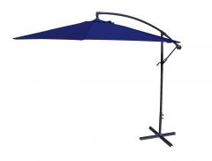 9.5' Navy Solid Offset Cantilever Patio Umbrella