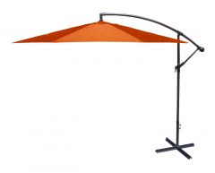 9.5' Orange Solid Offset Cantilever Patio Umbrella