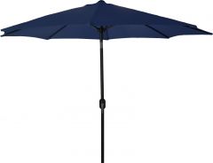 9' Steel Market Umbrella Navy
